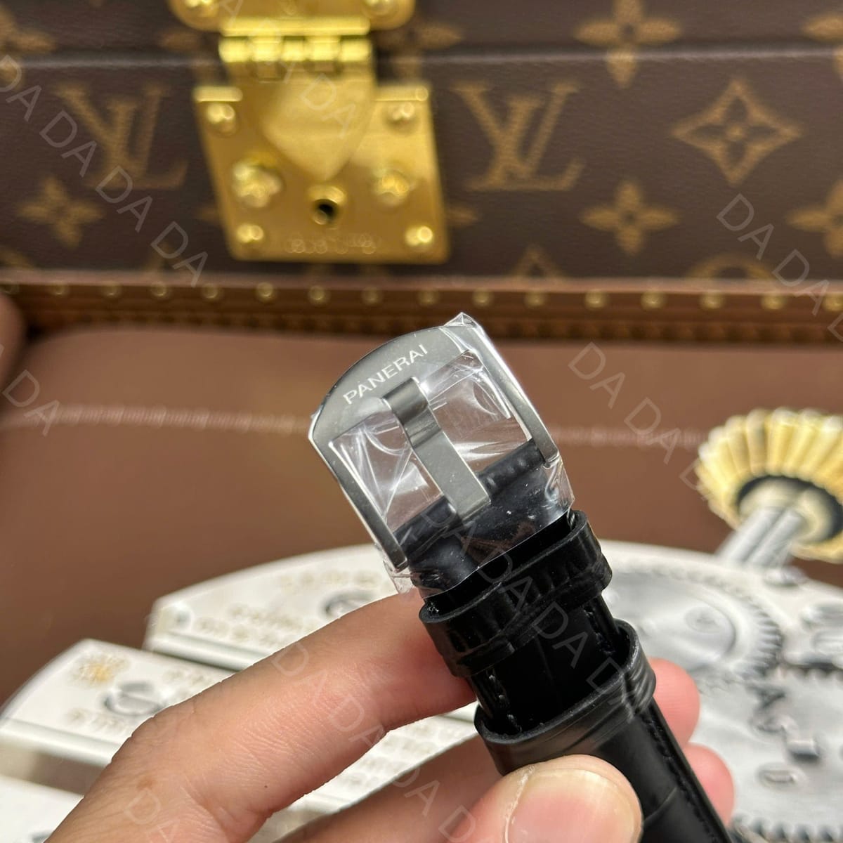 파네라이 루미노르 PAM1250 그레이다이얼 가죽밴드 42mm 3