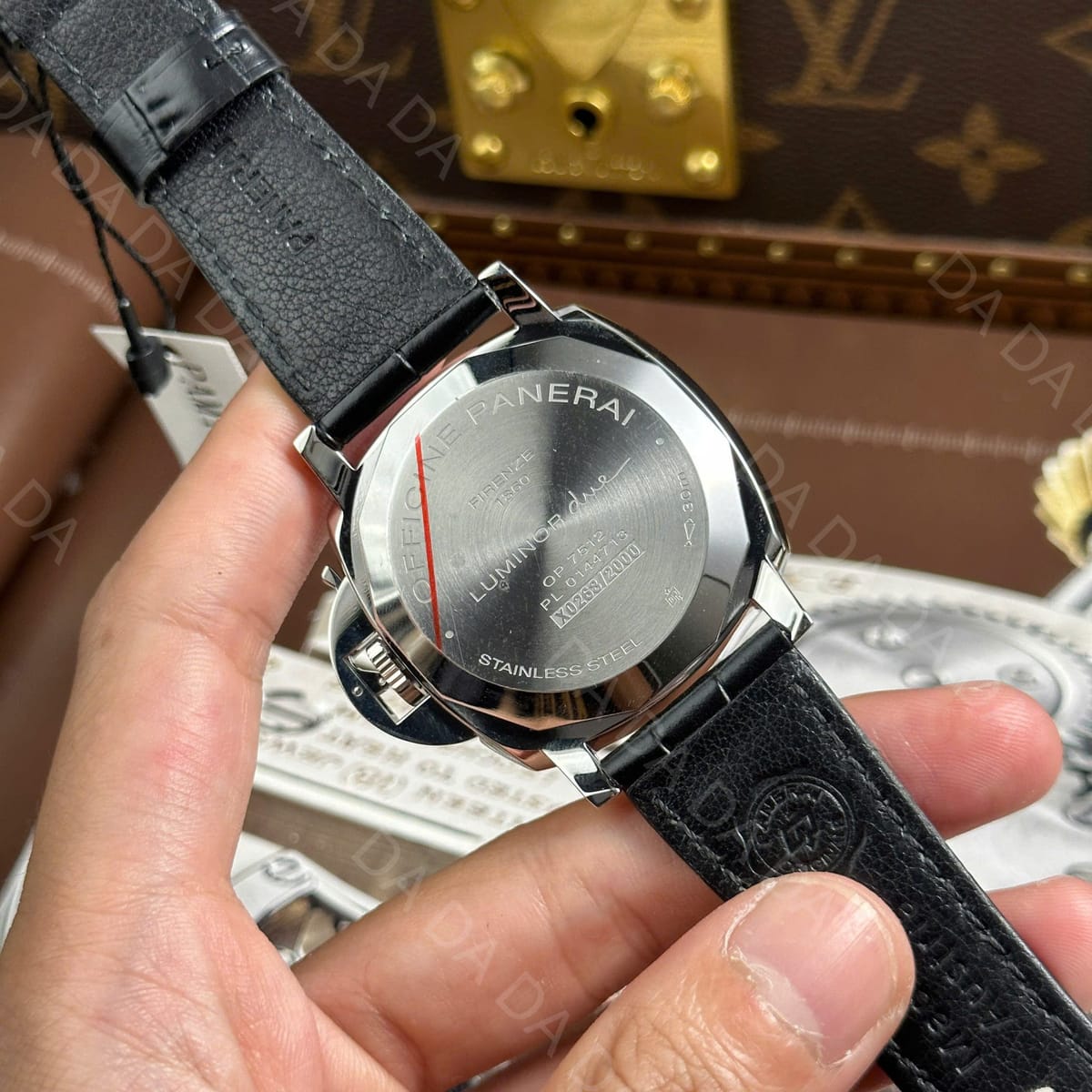 파네라이 루미노르 PAM1250 그레이다이얼 가죽밴드 42mm 4