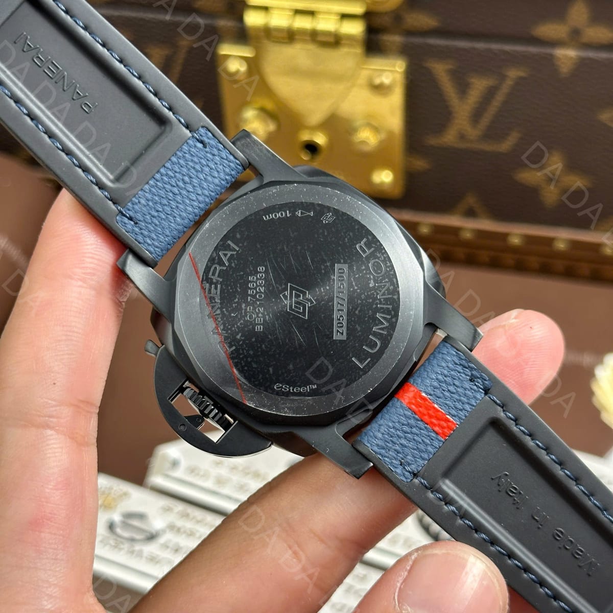 파네라이 루미노르 콰란타 PAM1408 블루다이얼 40mm 4