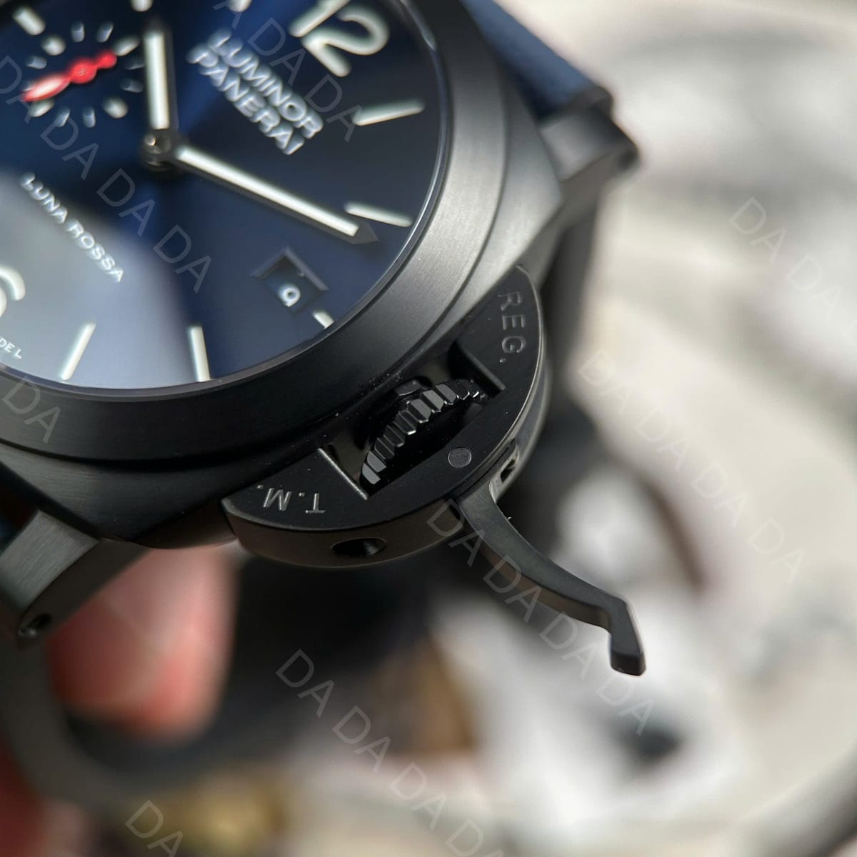파네라이 루미노르 콰란타 PAM1408 블루다이얼 40mm 7