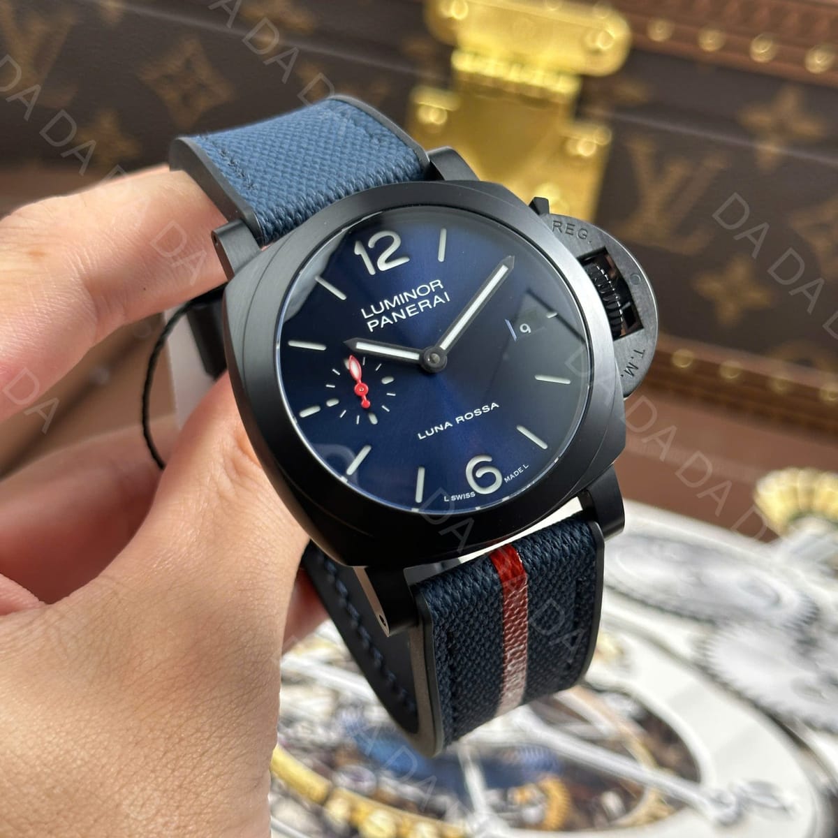 파네라이 루미노르 콰란타 PAM1408 블루다이얼 40mm 12