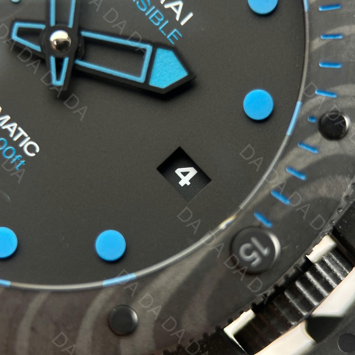 파네라이 섭머저블 PAM1616 블랙 카본 러버밴드 47mm 7