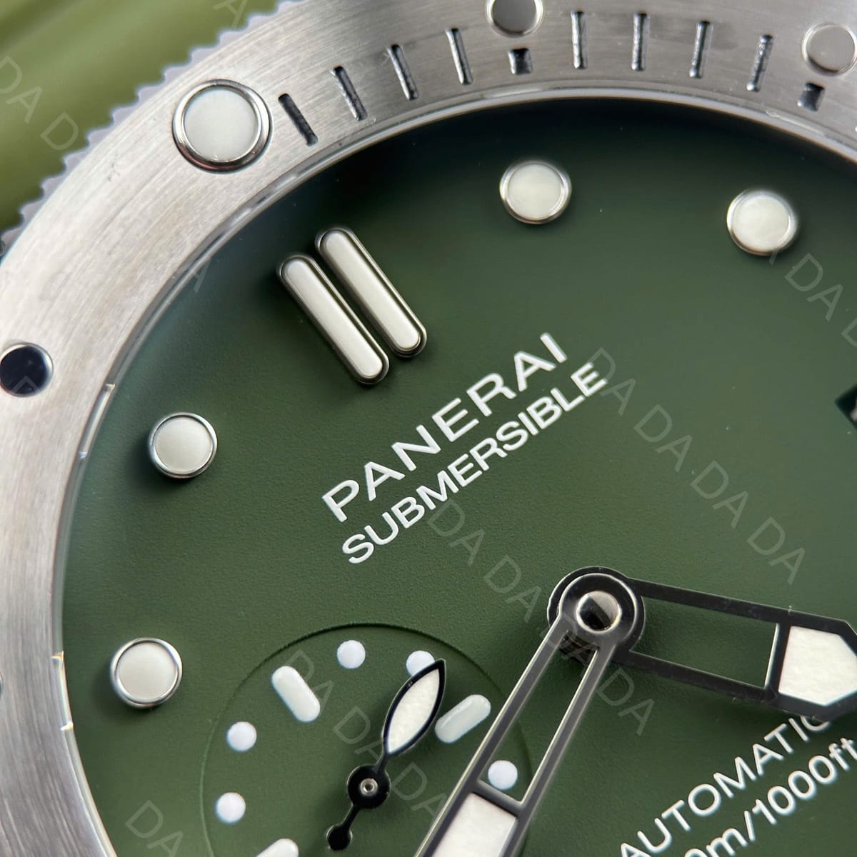 파네라이 섭머저블 PAM01055 그린 러버밴드 42mm 9