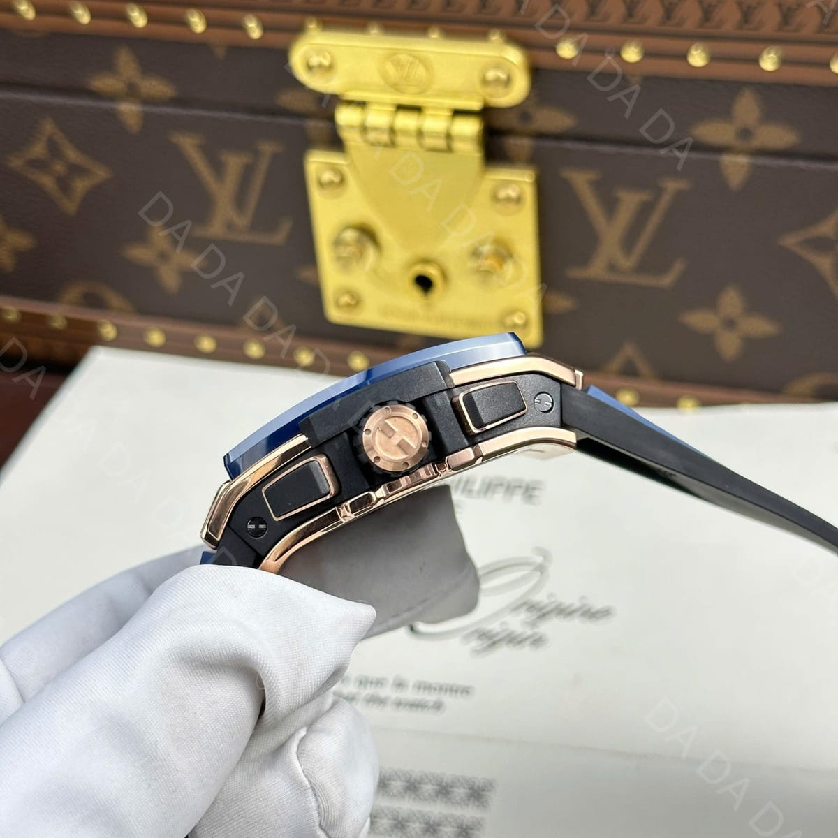 위블로 스피릿 오브 빅뱅 금통 블루베젤 러버밴드 42mm 7