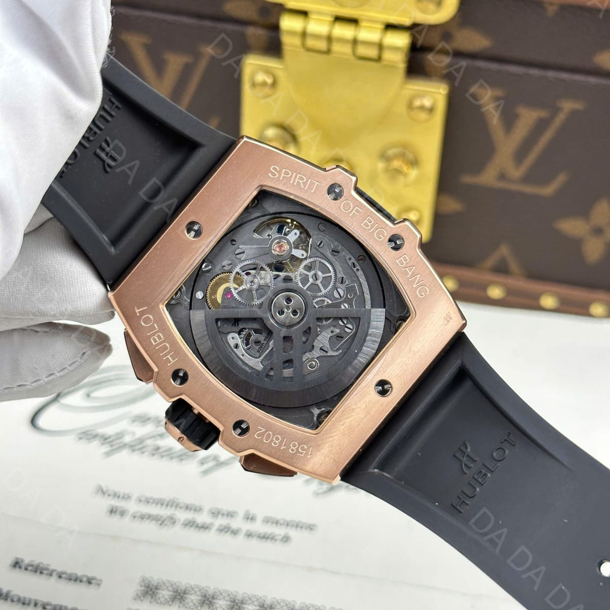 위블로 스피릿 오브 빅뱅 금통 블루베젤 러버밴드 42mm 9