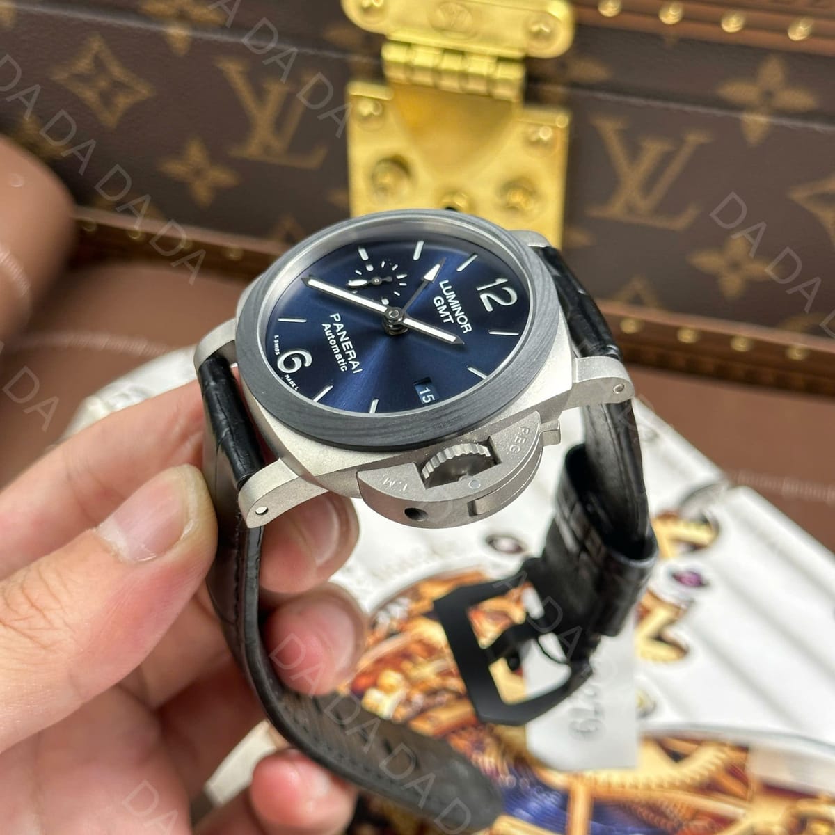 파네라이 루미노르 GMT PAM1279 티타늄 가죽밴드 42mm 13