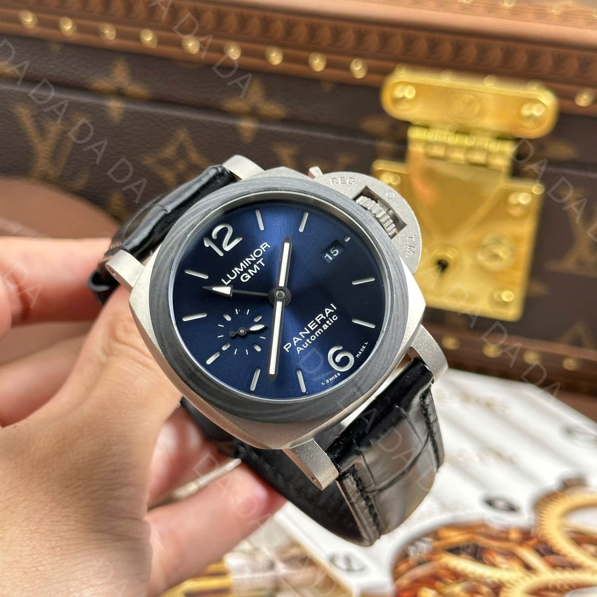 파네라이 루미노르 GMT PAM1279 티타늄 가죽밴드 42mm 14