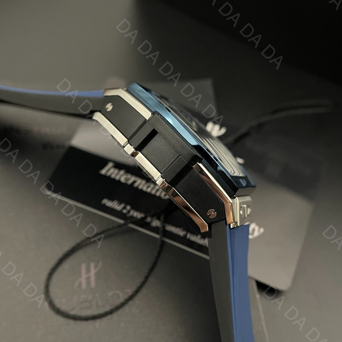 위블로 스피릿 오브 빅뱅 티타늄 블루베젤 러버밴드 42mm 6