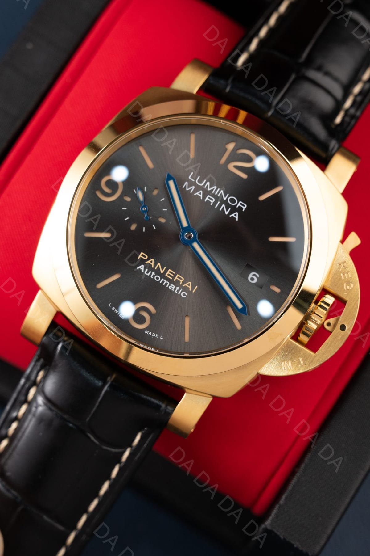 파네라이 루미노르 PAM1115 금통 그레이다이얼 가죽밴드 44mm 11