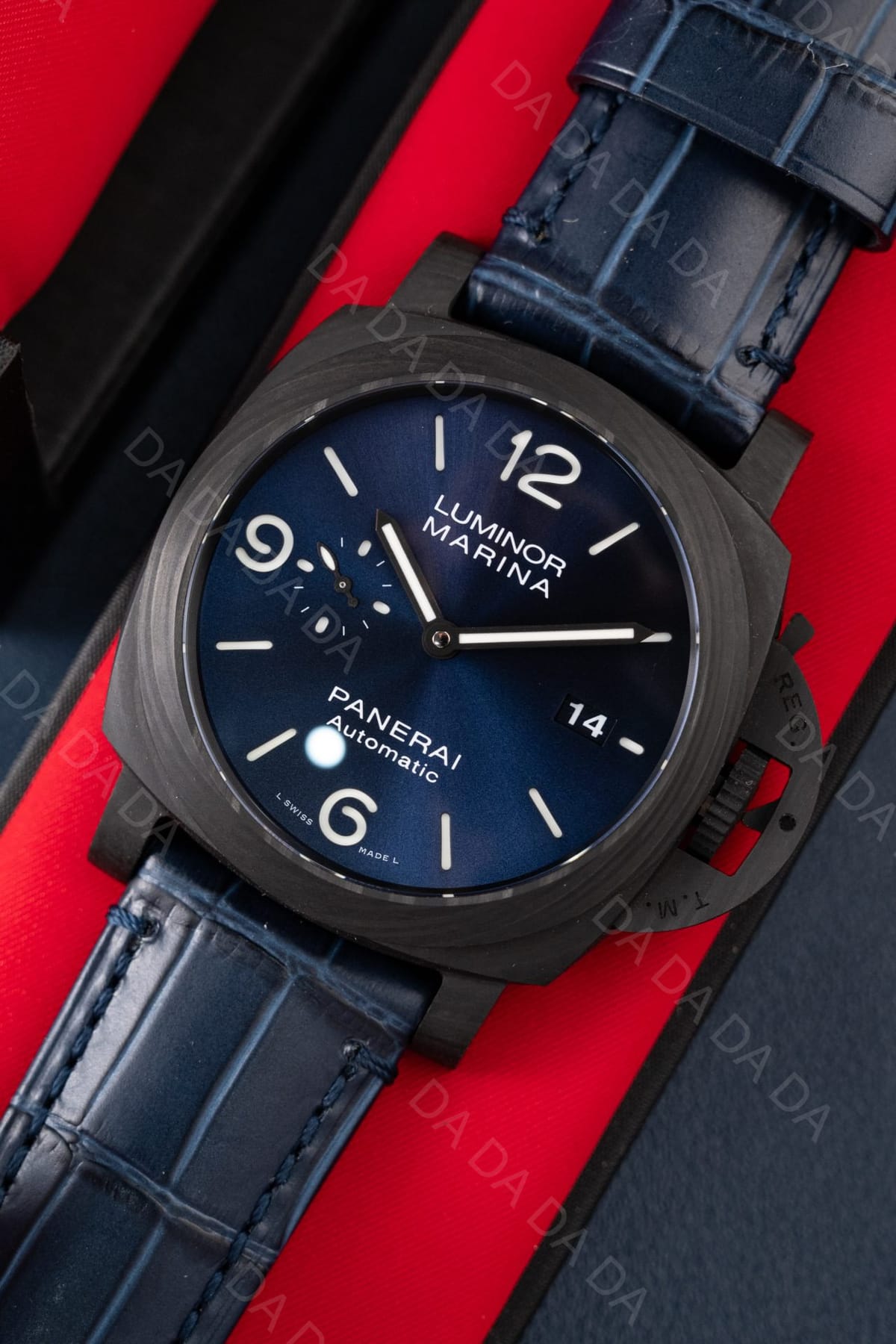 파네라이 루미노르 PAM1664 카본 가죽스트랩 44mm 6