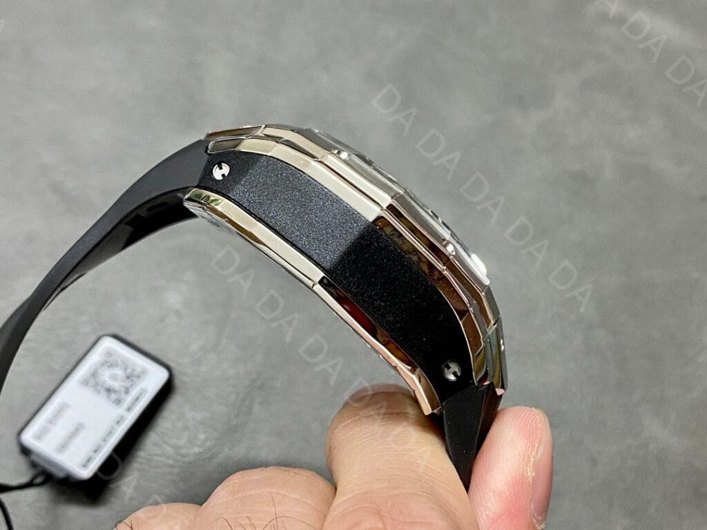 위블로 빅뱅 상블루 실버 러버스트랩 42mm 7