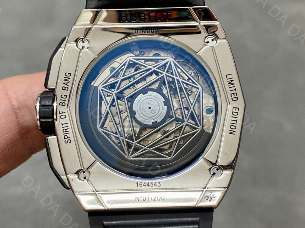 위블로 빅뱅 상블루 실버 러버스트랩 42mm 8