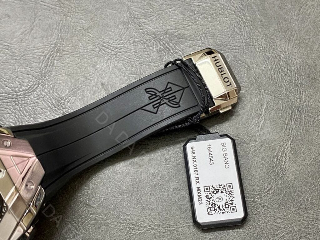 위블로 빅뱅 상블루 실버 러버스트랩 42mm 9