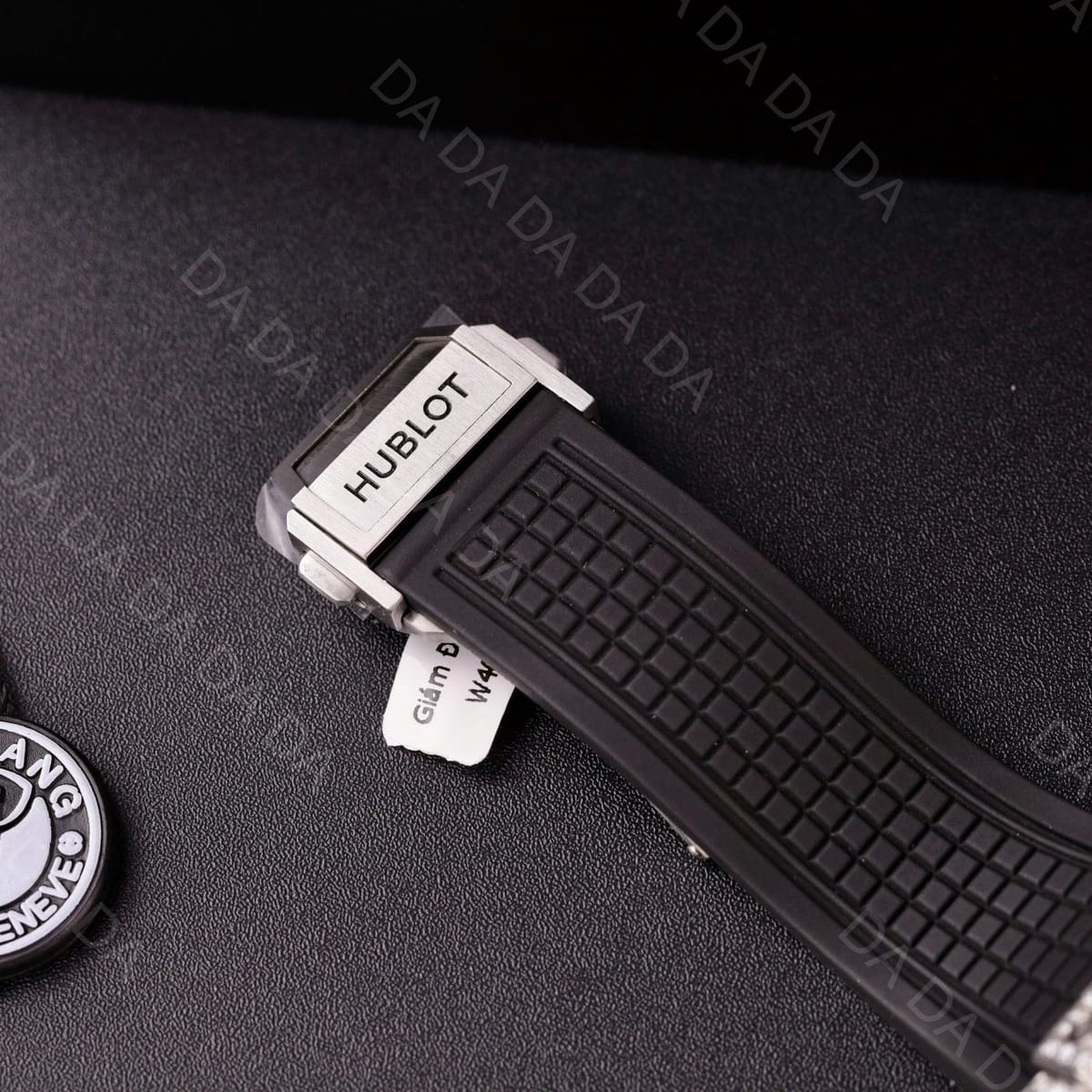 위블로 스퀘어 뱅 유니코 티타늄 풀다이아셋팅 러버밴드 42mm 9