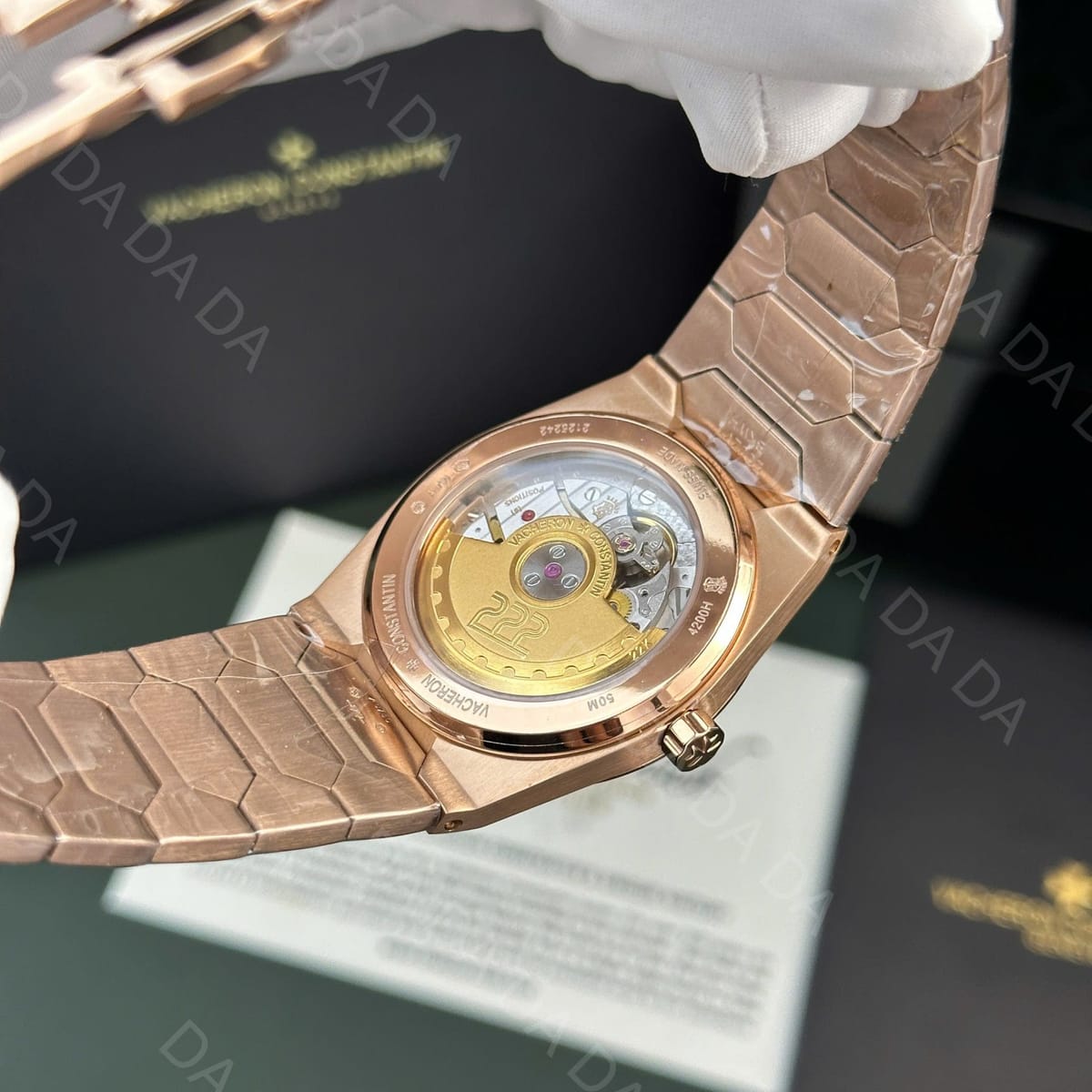 바쉐론콘스탄틴 히스토릭 222 로즈골드 금통 로즈골드 다이얼 37mm 9