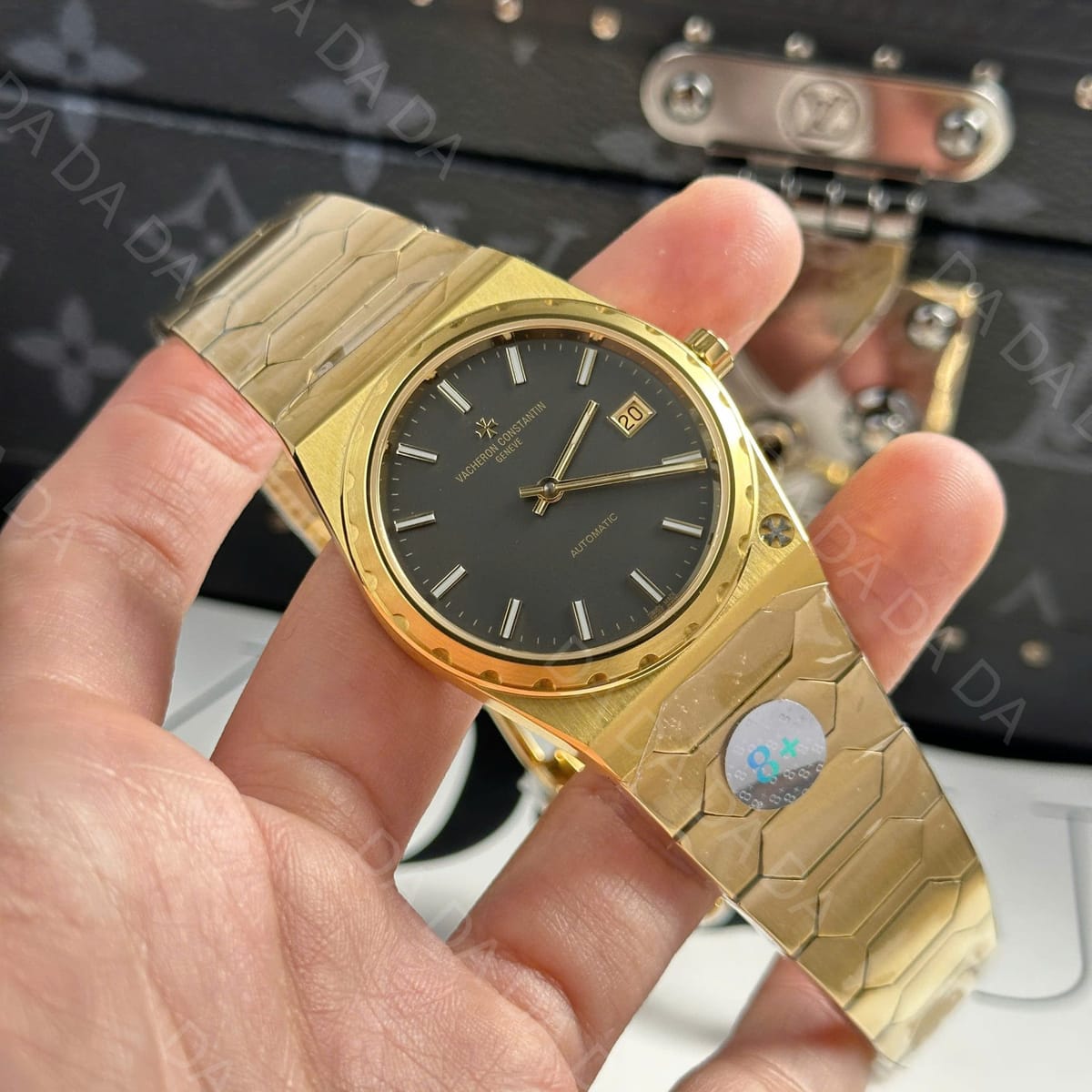 바쉐론콘스탄틴 히스토릭 222 옐로우골드 금통 그레이다이얼 37mm 4