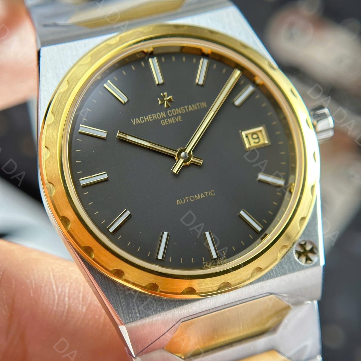 바쉐론콘스탄틴 히스토릭 222 콤비 그레이다이얼 37mm 6