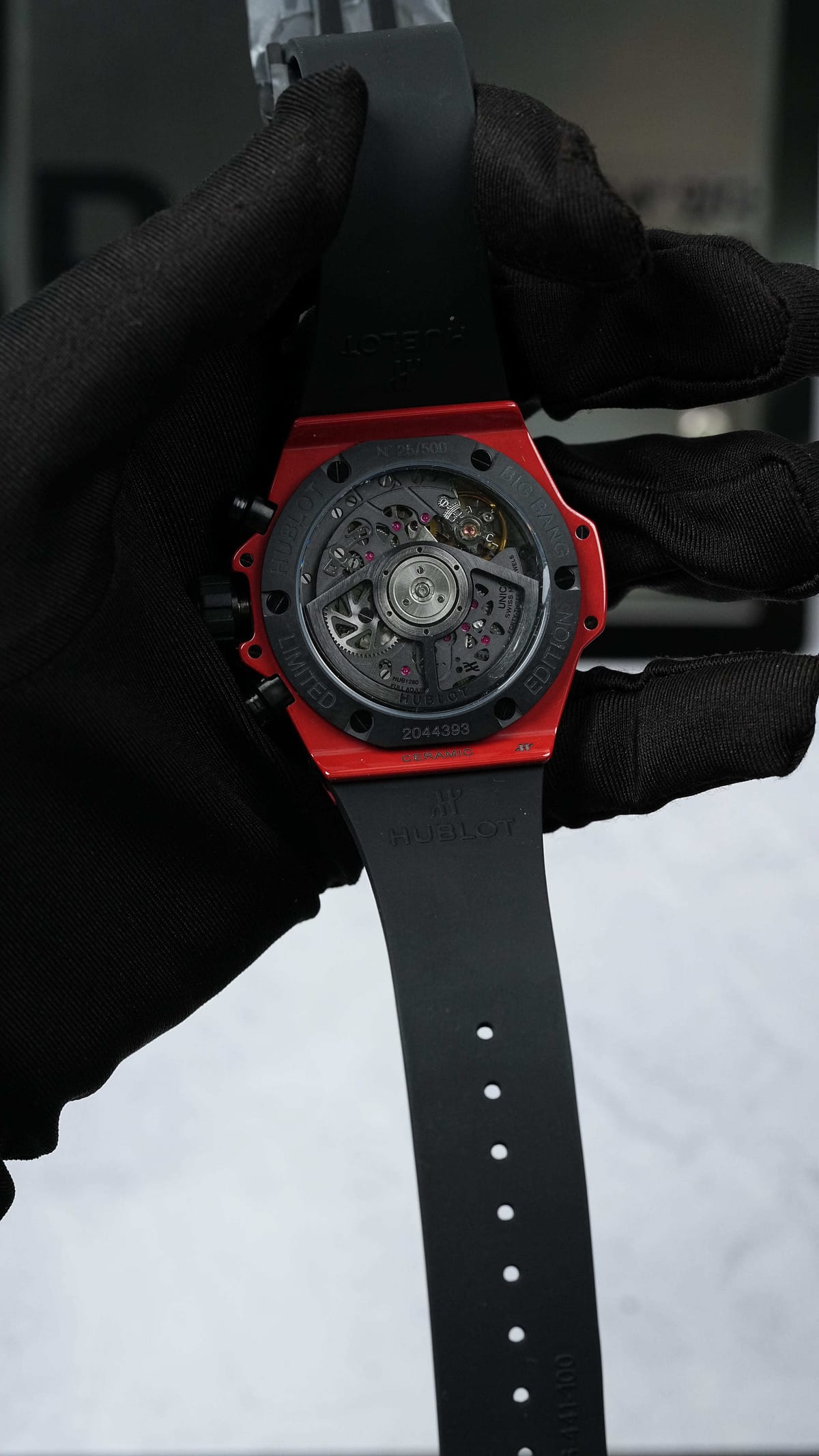 위블로 빅뱅 유니코 레드 러버밴드 42mm 17