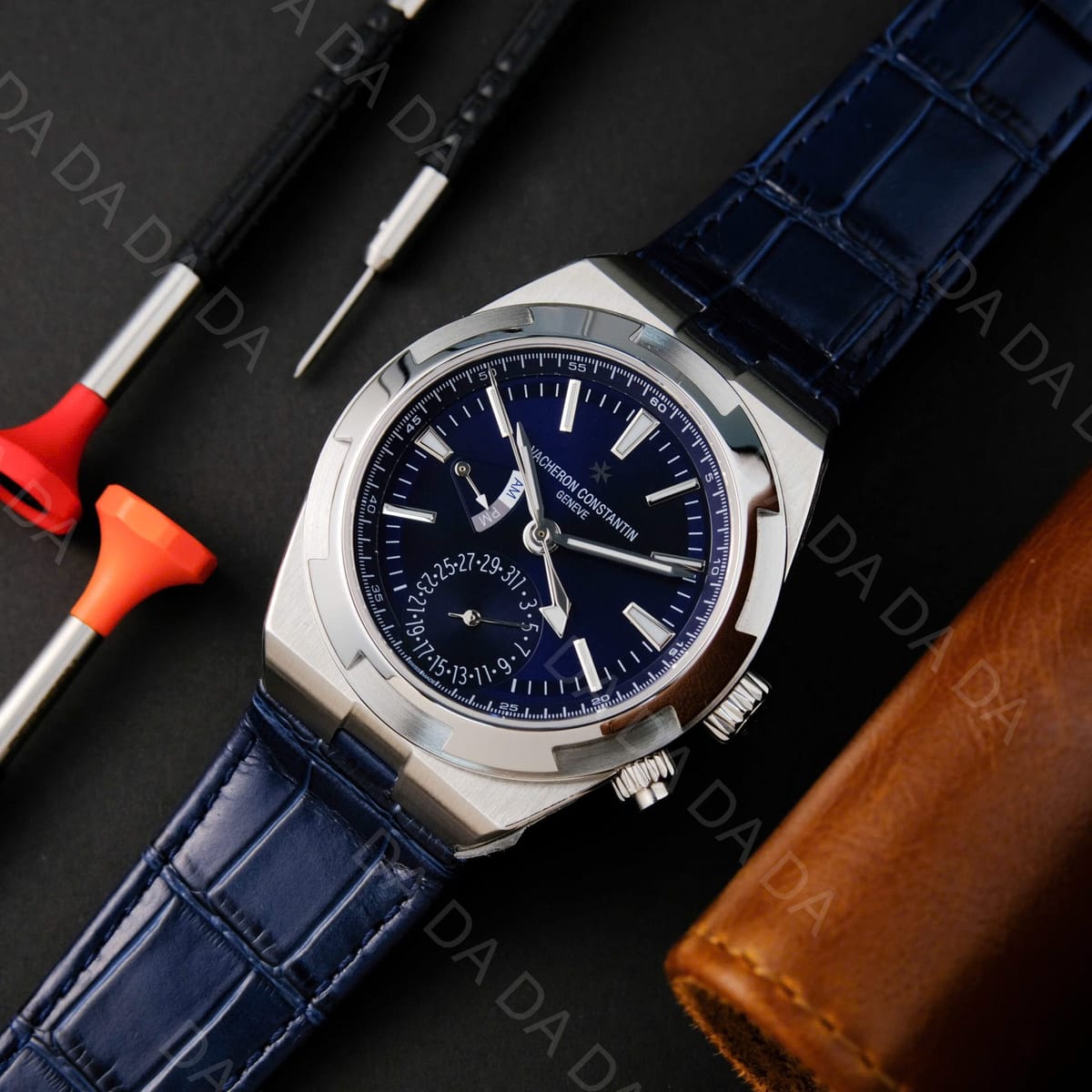 바쉐론콘스탄틴 오버시즈 7900v 듀얼타임 청판 41mm 3