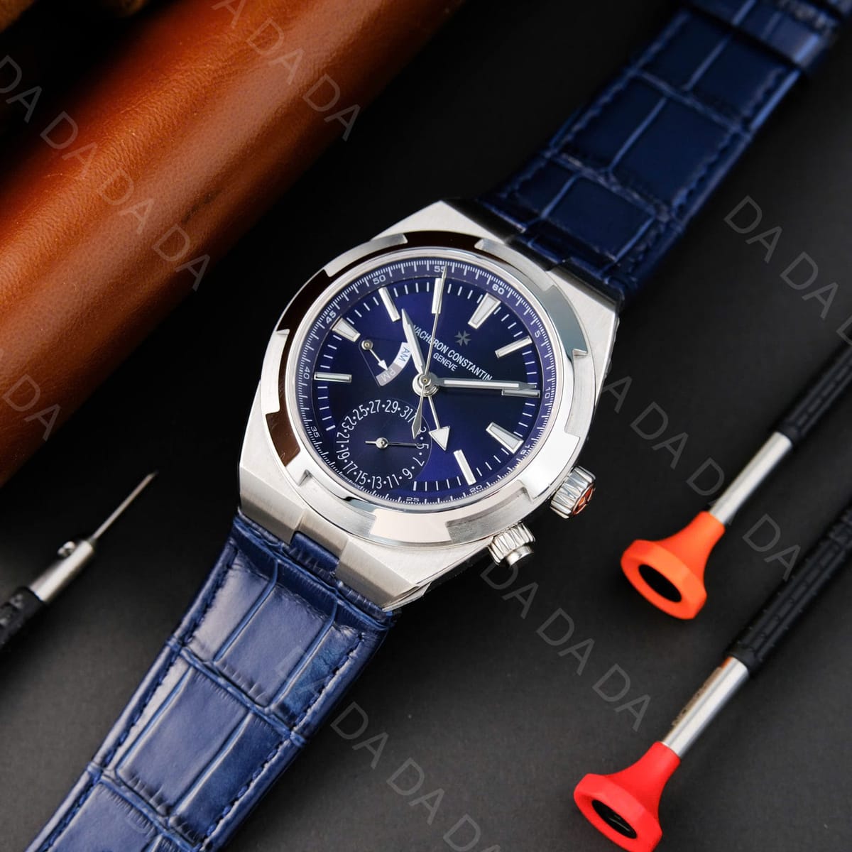 바쉐론콘스탄틴 오버시즈 7900v 듀얼타임 청판 41mm 4