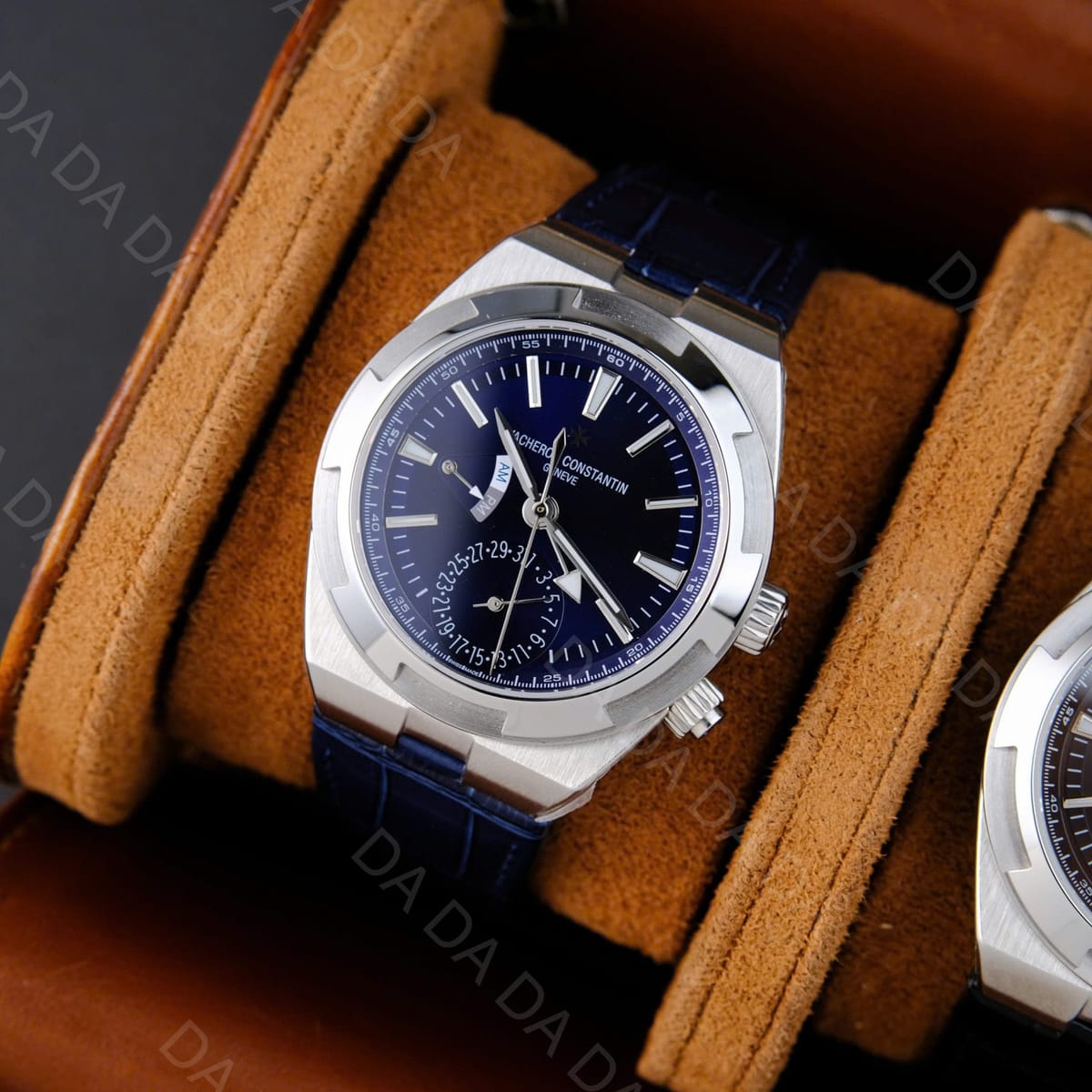 바쉐론콘스탄틴 오버시즈 7900v 듀얼타임 청판 41mm 5