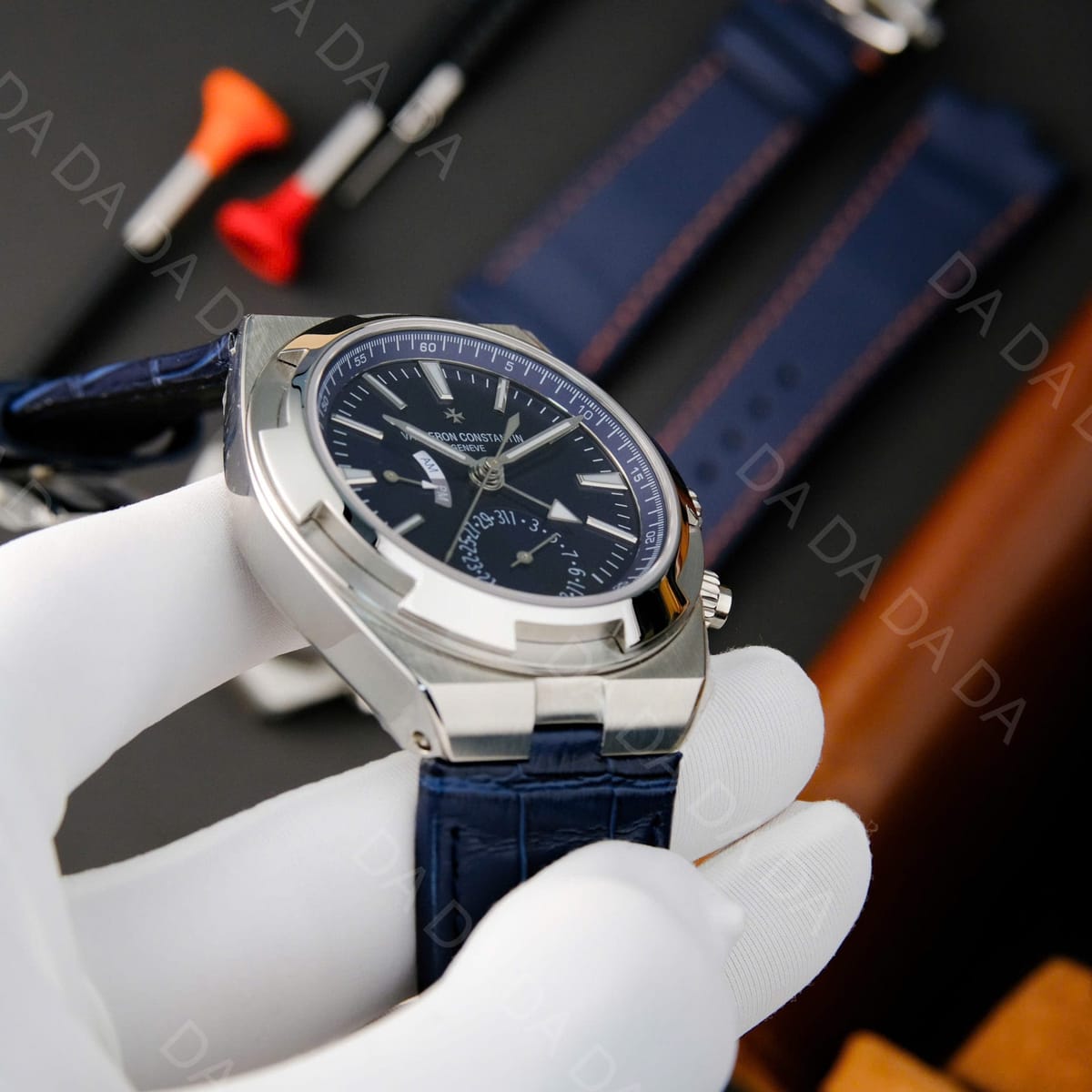 바쉐론콘스탄틴 오버시즈 7900v 듀얼타임 청판 41mm 8
