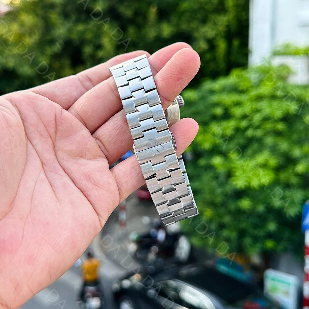 바쉐론콘스탄틴 오버시즈 7900v 듀얼타임 스틸 흰판 41mm 7