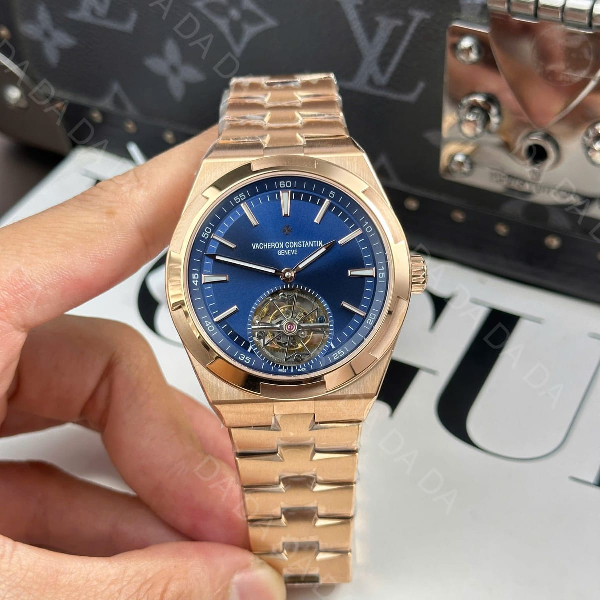 바쉐론콘스탄틴 오버시즈 6000v 금통 청판 뚜르비옹 42.5mm 4