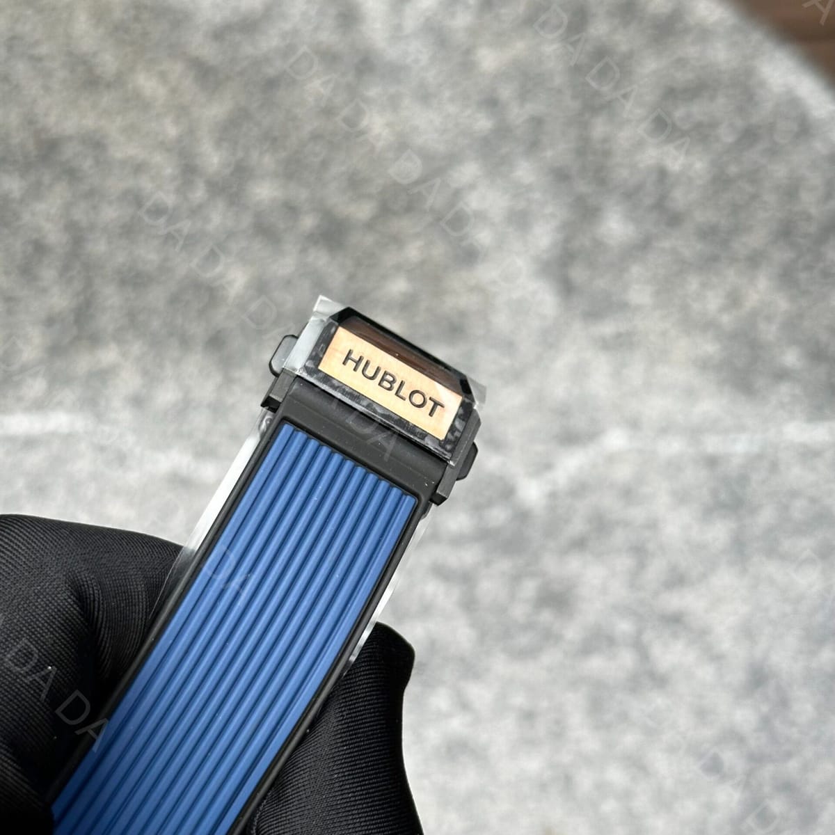 위블로 빅뱅 유니코 금통 블루베젤 러버밴드 44mm 9