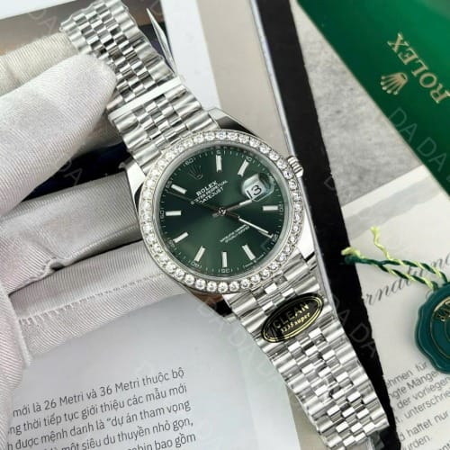 롤렉스 데이저스트 민트그린 다이아베젤 41mm