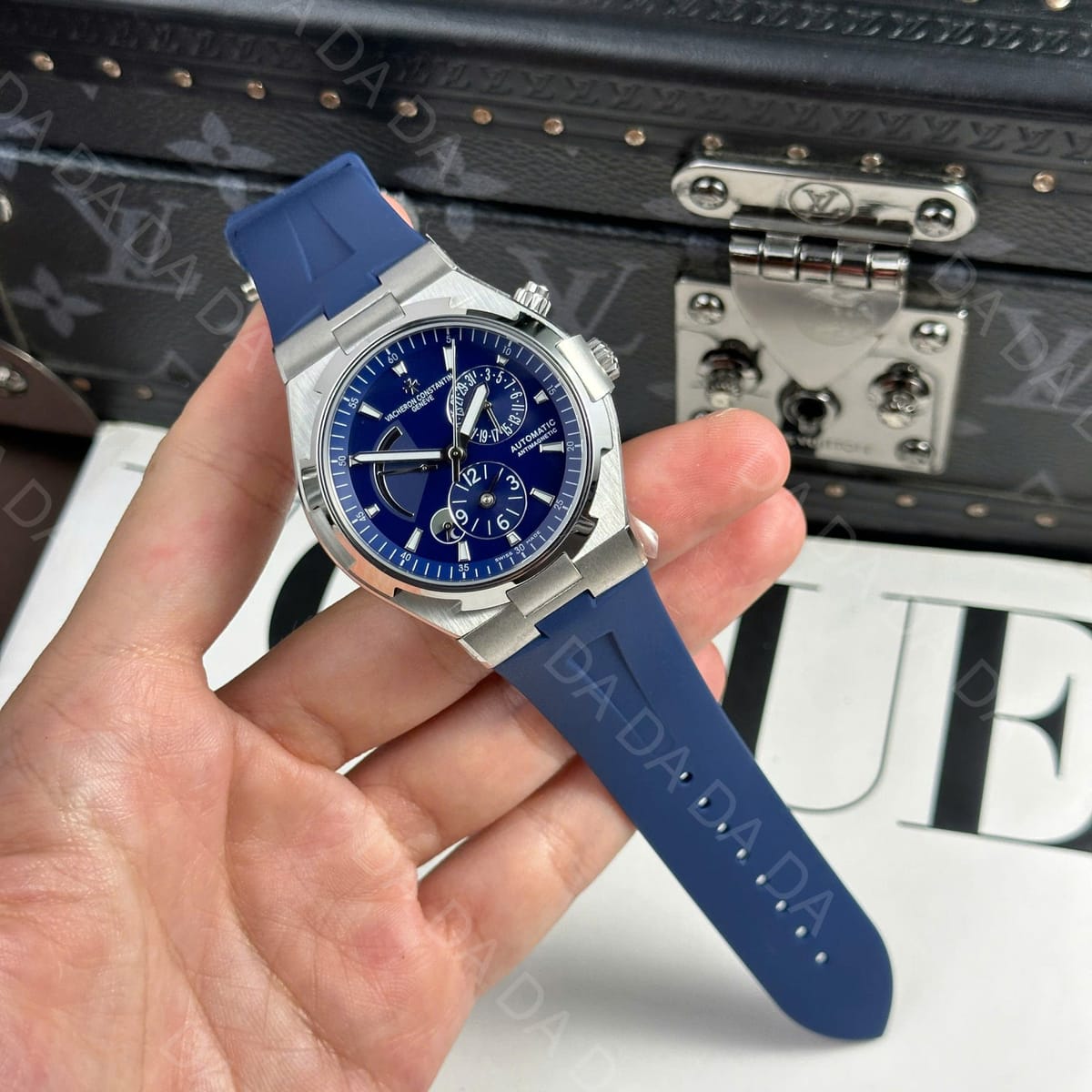 바쉐론콘스탄틴 오버시즈 47450 듀얼타임 청판 러버밴드 42mm 3