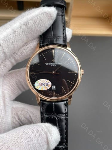 바쉐론콘스탄틴 페트리모니 85180 금통 블랙다이얼 가죽스트랩 40mm
