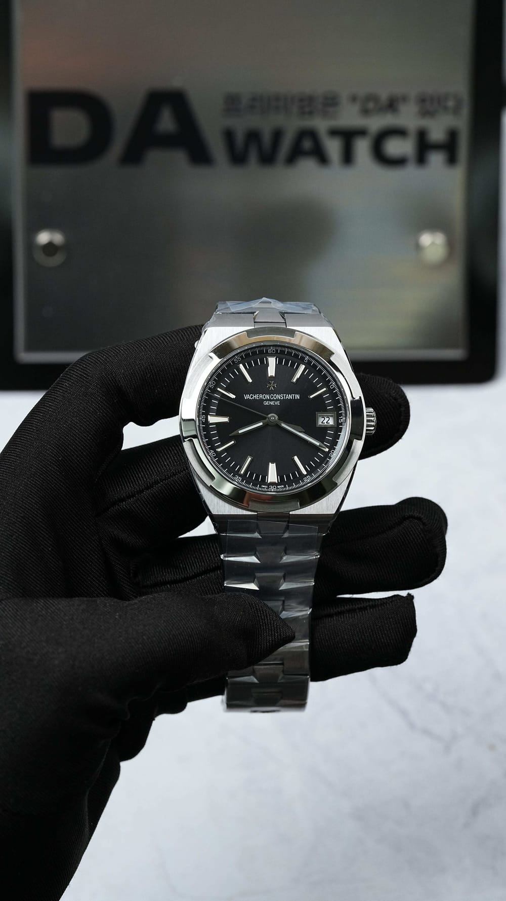 바쉐론콘스탄틴 오버시즈 4500v 스틸 검판 41mm