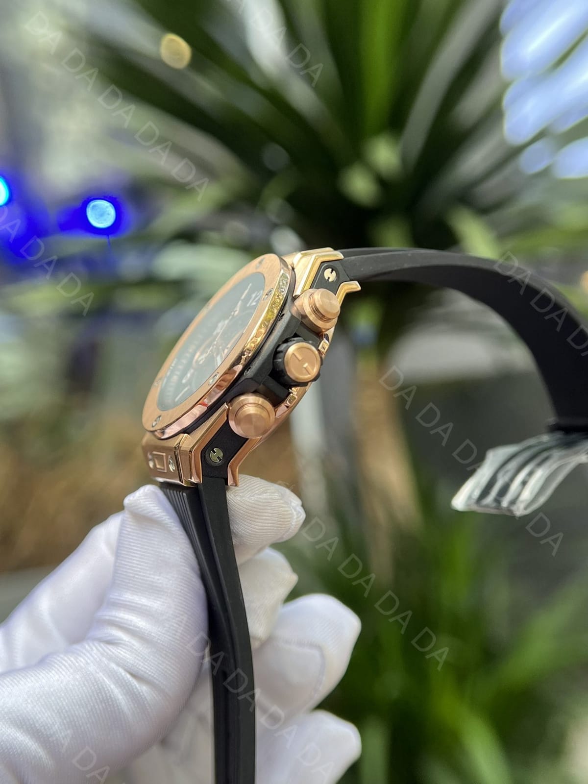 위블로 빅뱅 유니코 금통 러버밴드 42mm 4