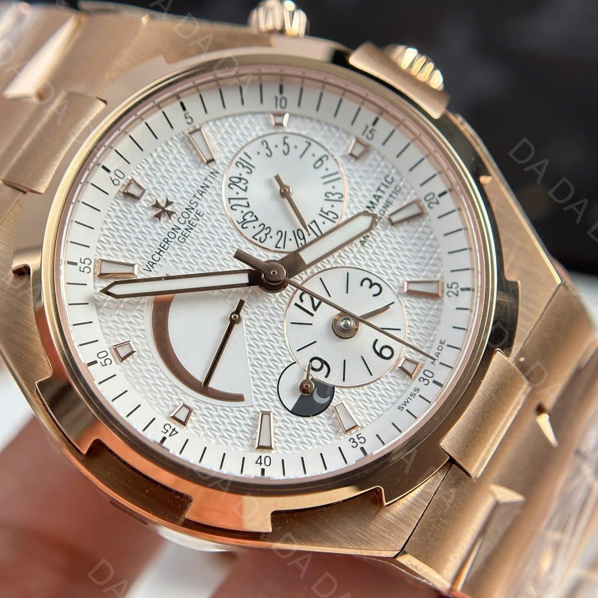 바쉐론콘스탄틴 오버시즈 47450 듀얼타임 j금통 흰판 42mm 4