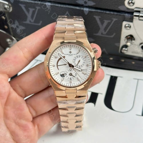 바쉐론콘스탄틴 오버시즈 47450 듀얼타임 j금통 흰판 42mm