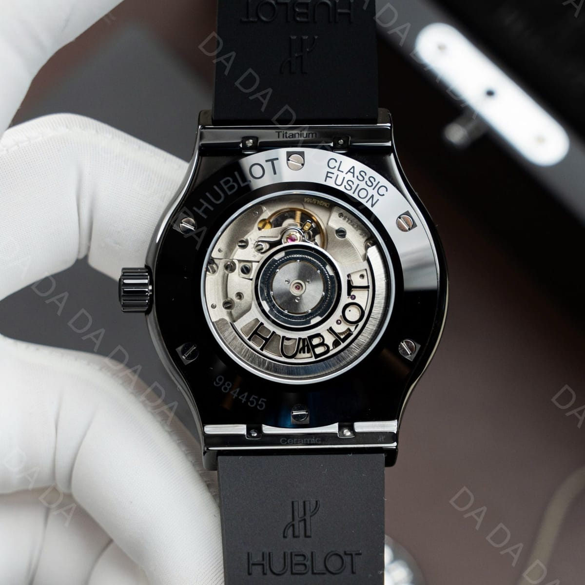 위블로 클래식퓨전 올블랙 세라믹 러버밴드 42mm 8