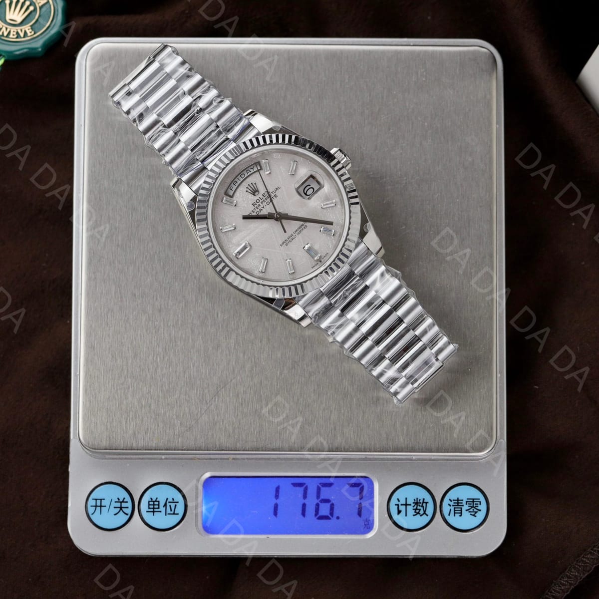롤렉스 데이데이트 화이트골드 운석다이얼 다이아 40mm 3