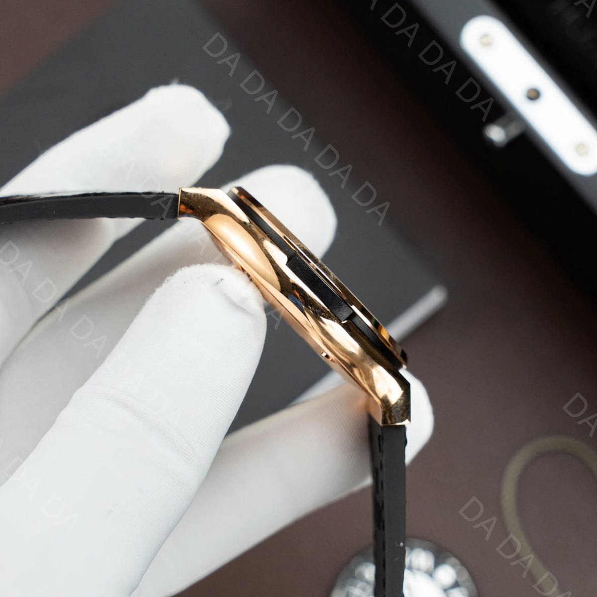 위블로 클래식퓨전 콤비 블랙다이얼 가죽스트랩 42mm 7