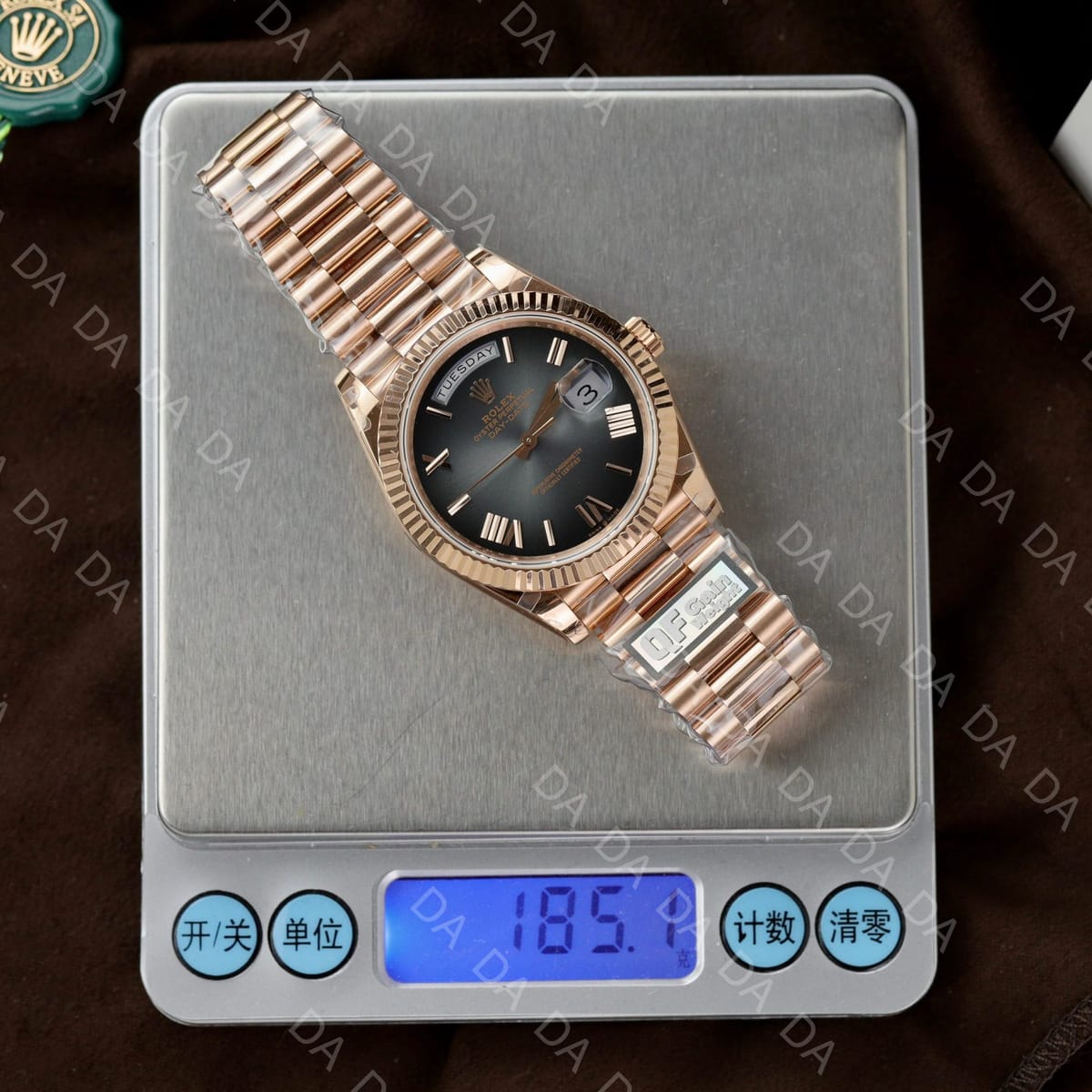 롤렉스 데이데이트 로즈골드 금통 그레이 옴브레 40mm 3