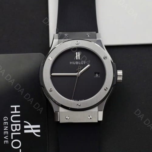 위블로 클래식퓨전 오리지널 티타늄 블랙다이얼 러버밴드 42mm