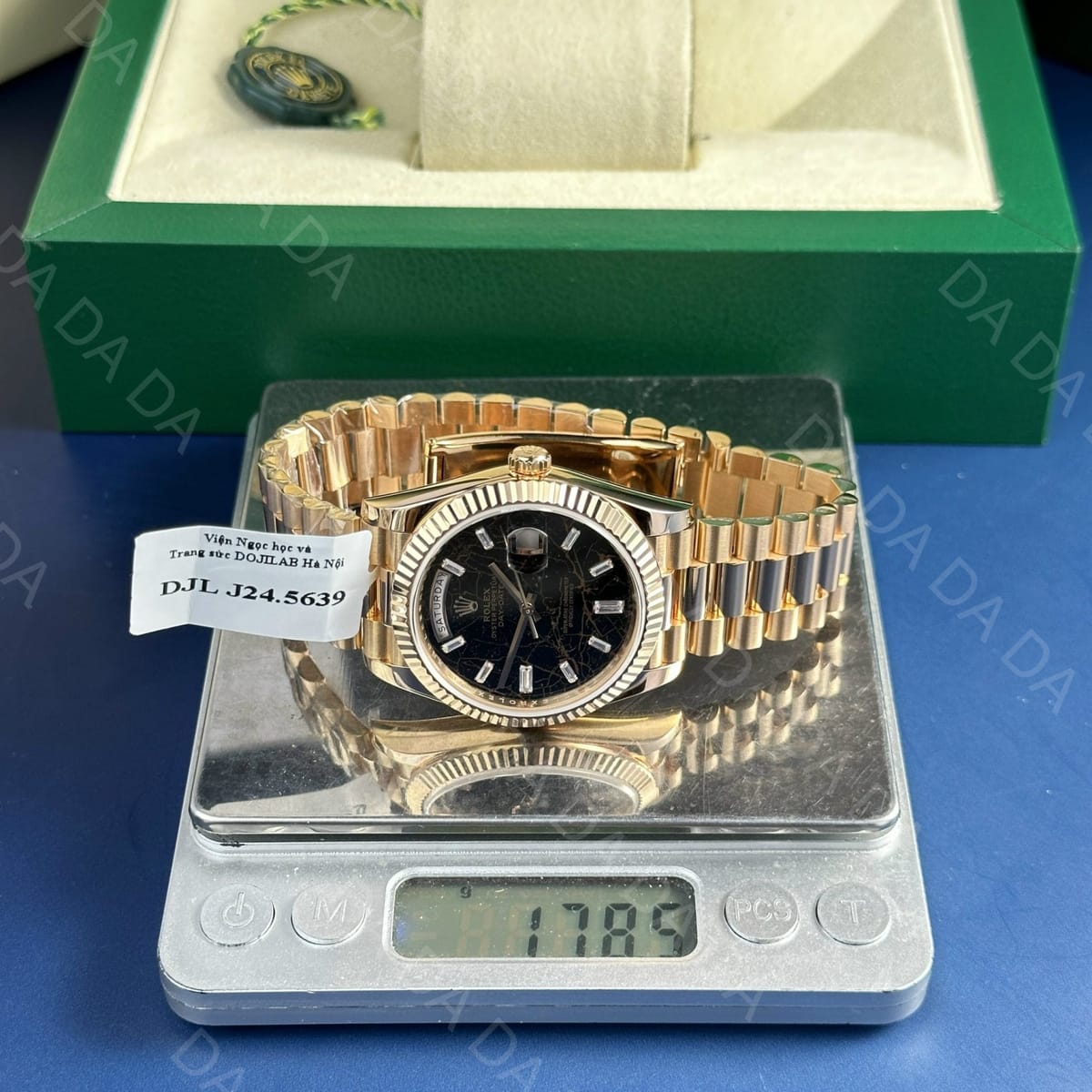 롤렉스 데이데이트 금통 대리석다이얼 바게트다이아 40mm 3