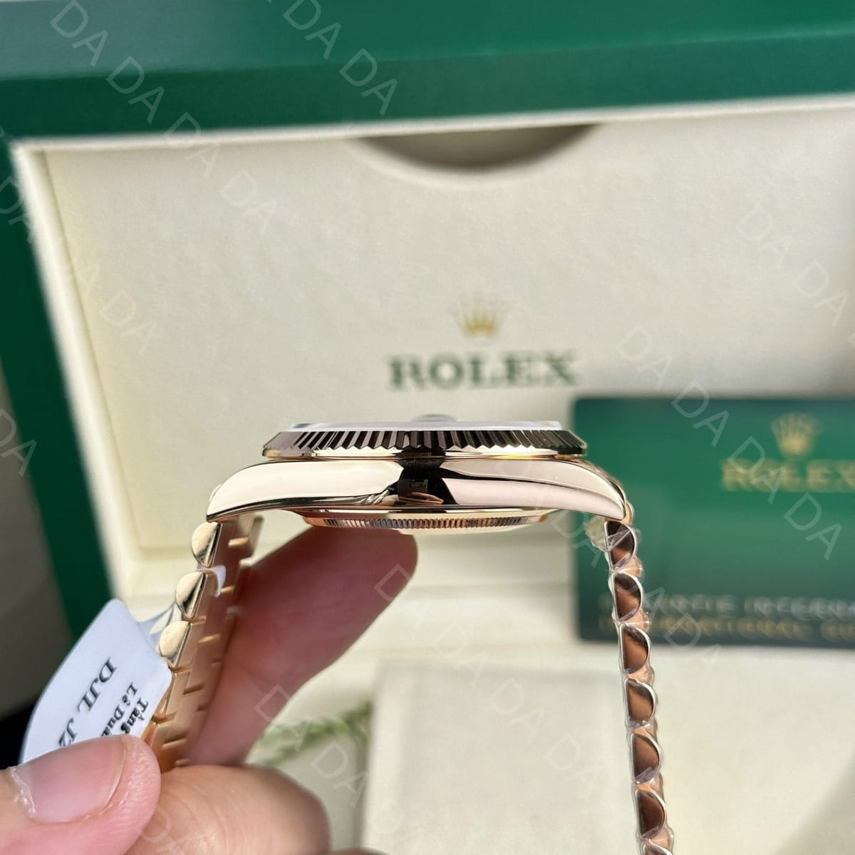 롤렉스 데이데이트 금통 대리석다이얼 바게트다이아 40mm 10