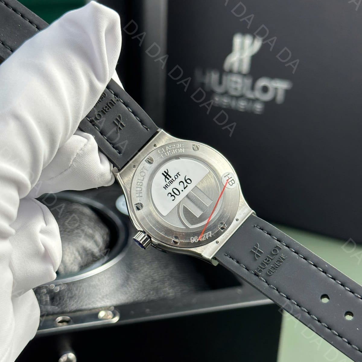 위블로 클래식퓨전 티타늄 그린다이얼 가죽스트랩 33mm 8