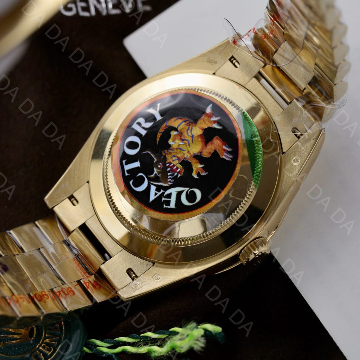 롤렉스 데이데이트 금통 그린 옴브레 40mm 10