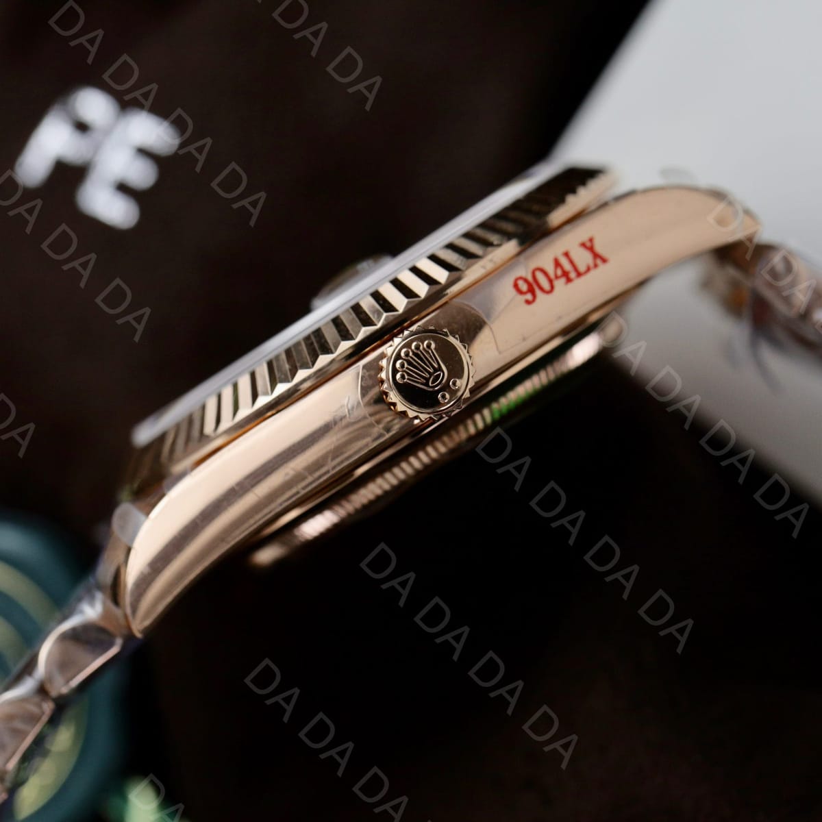 롤렉스 데이데이트 로즈골드 금통 대리석다이얼 바게트다이아 40mm 10