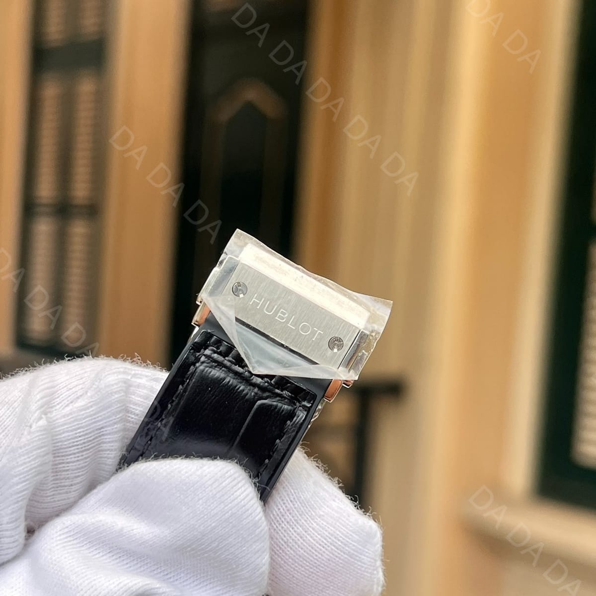 위블로 클래식퓨전 풀다이아셋팅 블랙가죽러버밴드 42mm 7