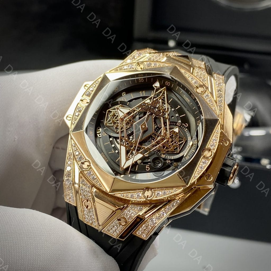 위블로 빅뱅 상블루2 킹골드 풀파베 45mm 3