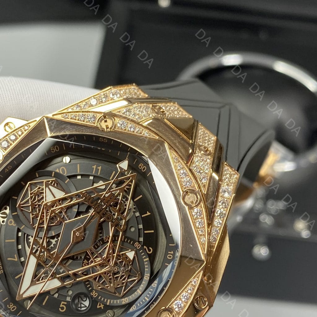 위블로 빅뱅 상블루2 킹골드 풀파베 45mm 4