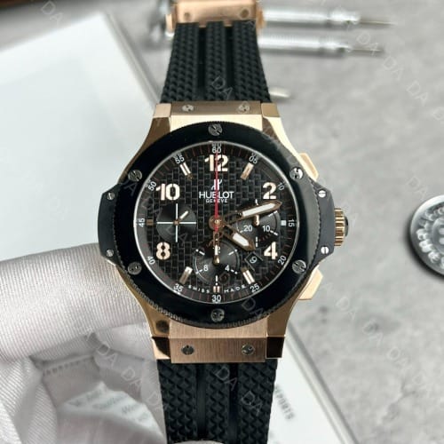 위블로 빅뱅 오리지널 골드 세라믹 러버밴드 44mm